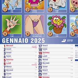 Calendari Illustrati e figurati