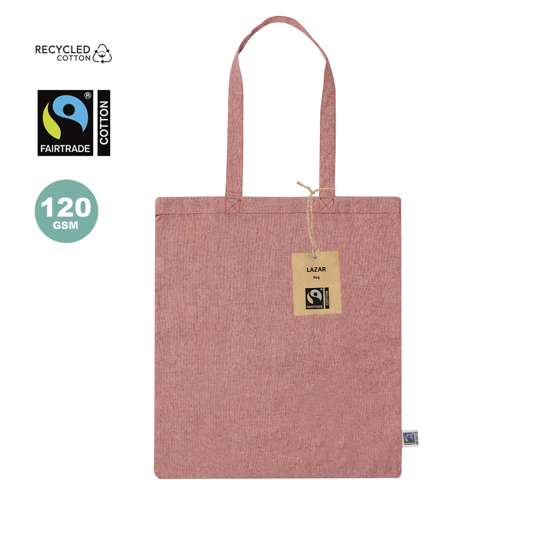 Immagine Borsa della linea natura, realizzata al 100% in cotone da 120 gr/mq - Lazar Fairtrade
