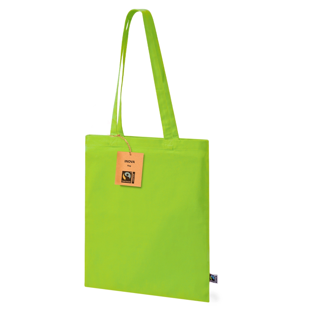 Immagine Shopper della linea natura, realizzata in 100% cotoneda 180g/m2 - Inova Fairtrade
