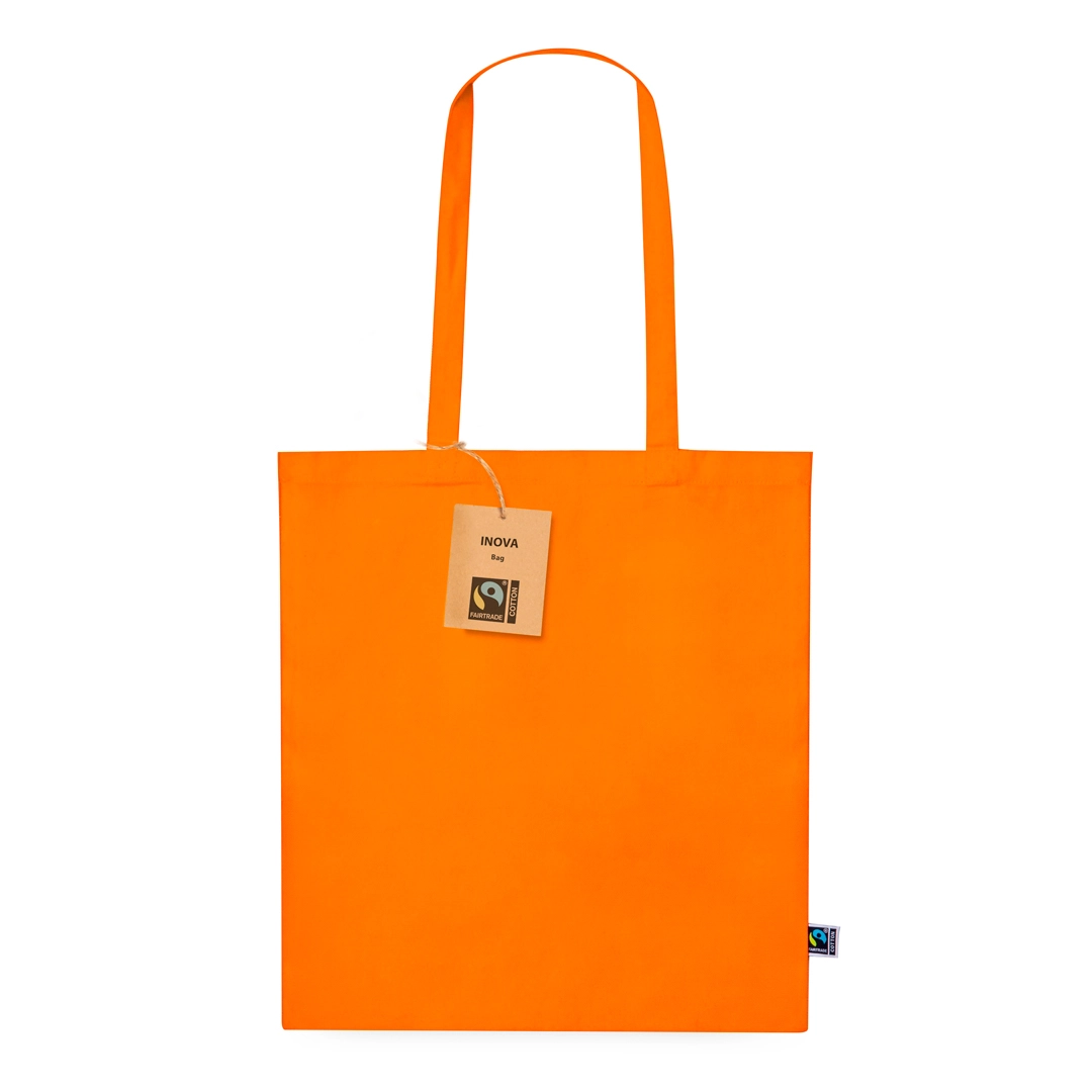 Immagine Shopper della linea natura, realizzata in 100% cotoneda 180g/m2 - Inova Fairtrade