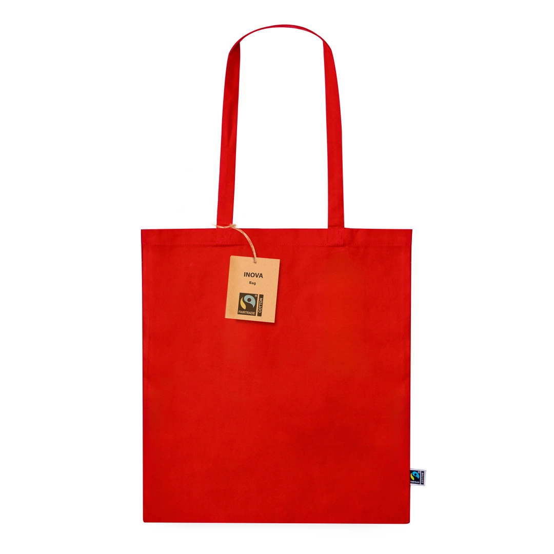 Immagine Shopper della linea natura, realizzata in 100% cotoneda 180g/m2 - Inova Fairtrade