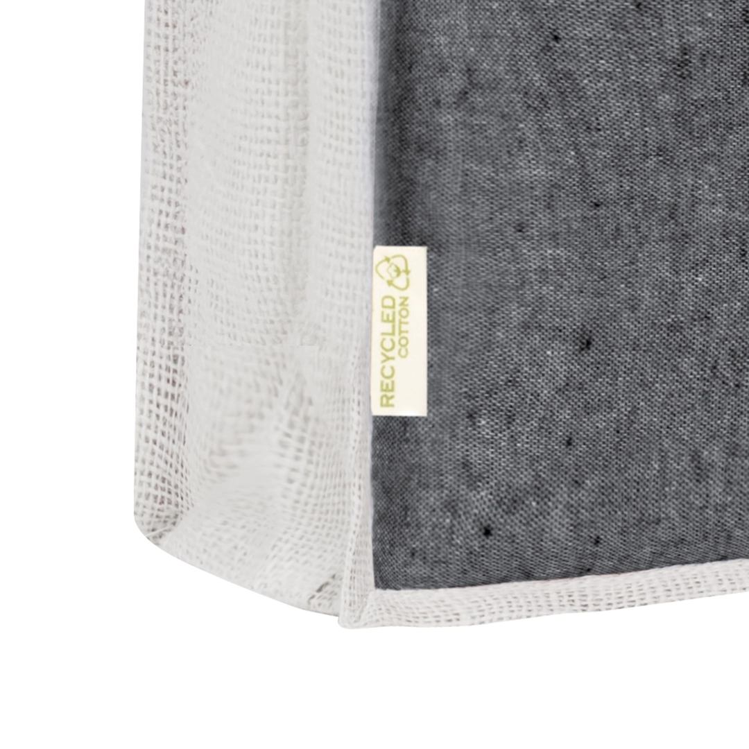Immagine Borsa in materiale 100% cotone riciclato da 140 g/m2 in combinazione con iuta -Talara