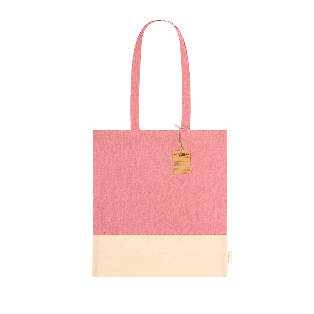 Immagine Borsa in materiale 100% cotone riciclato da 120 g/m2. Manici lunghi - Skadi