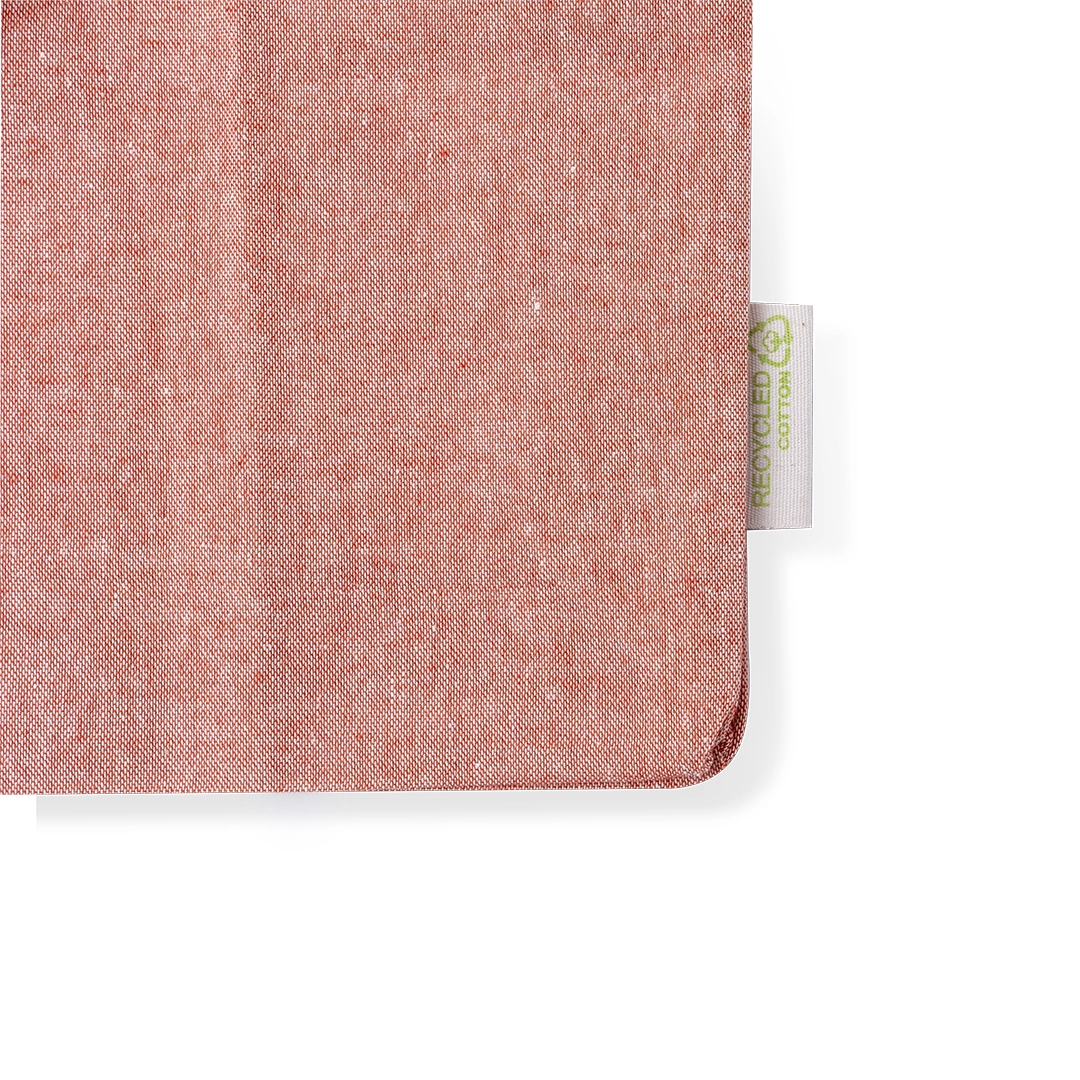 Immagine Borsa in materiale 100% cotone riciclato da 140 g/m2. Manici lunghi 70 cm - Bestla