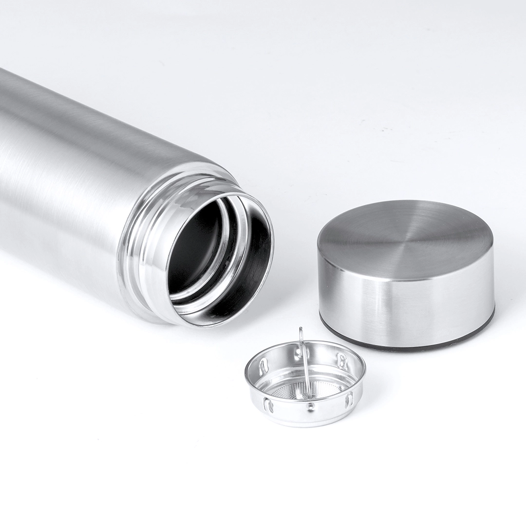 Immagine Thermos in acciaio inox da 470 ml di capacità con base in sughero - Dantek