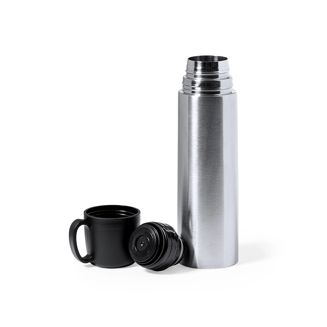 Immagine Thermos in acciaio inox con capacità di 500 ml e doppia parete per una migliore e più duratura conservazione della temperatura. - Tibber