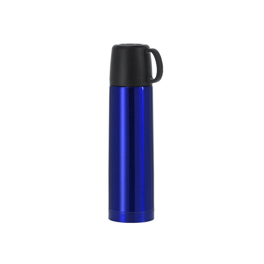 Immagine Thermos in acciaio inox con capacità di 500 ml e doppia parete per una migliore e più duratura conservazione della temperatura. - Tibber