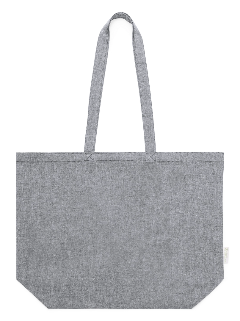 Immagine Borsa della linea natura, realizzata in cotone riciclato da 140 g/m2 - Periad