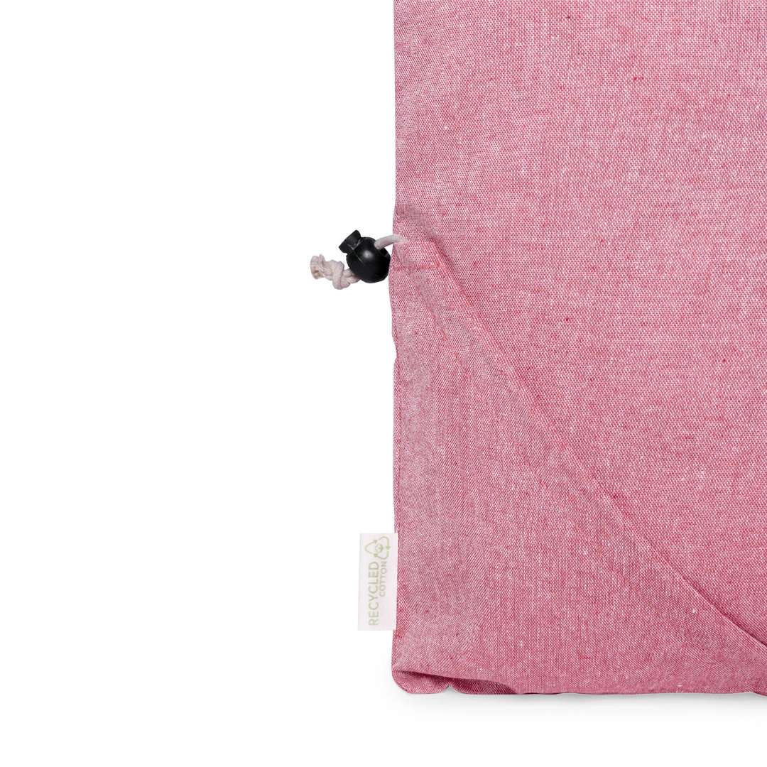 Immagine Borsa pieghevole della linea natura, realizzata in cotone riciclato da 120 g/m2 - Biyon