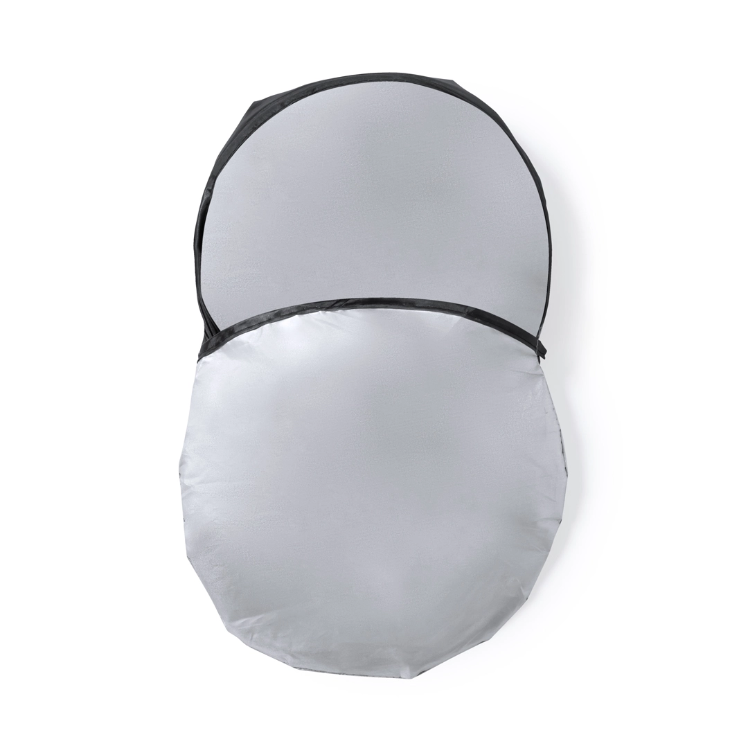Immagine Originale parasole pieghevole in robusto poliestere argentato - Parasole Sertark