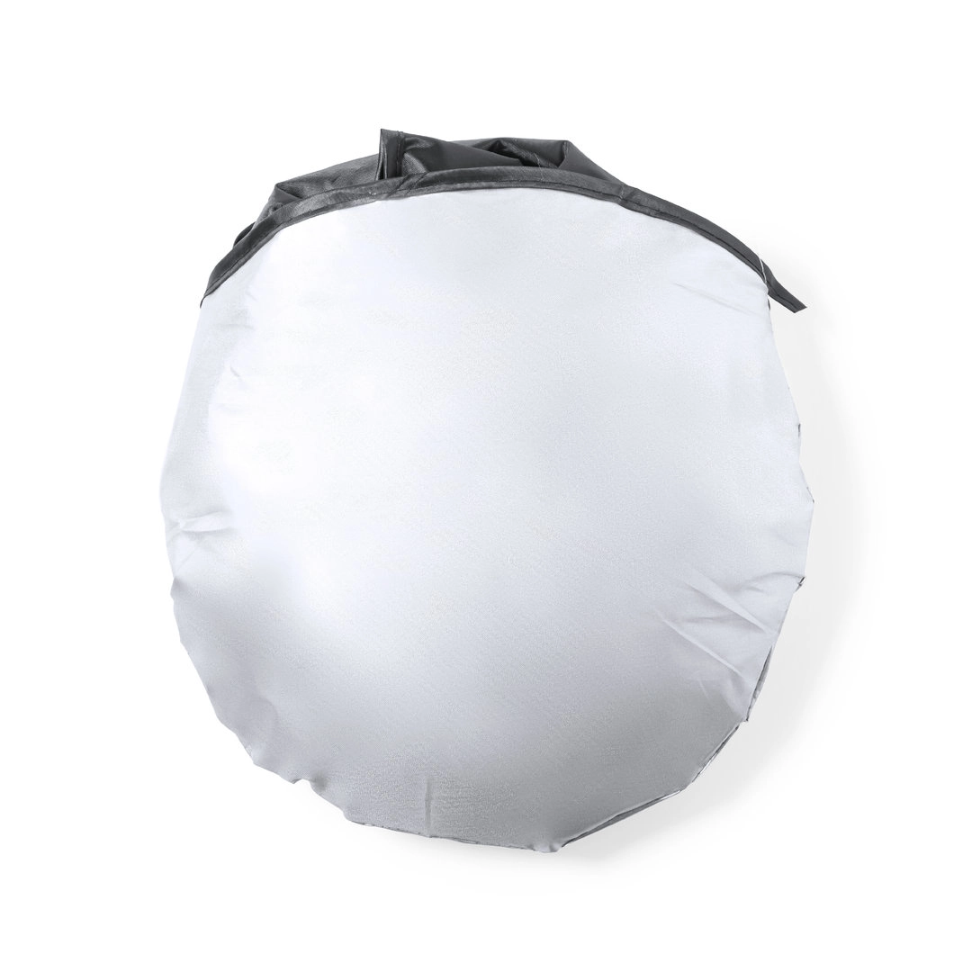 Immagine Originale parasole pieghevole in robusto poliestere argentato - Parasole Sertark