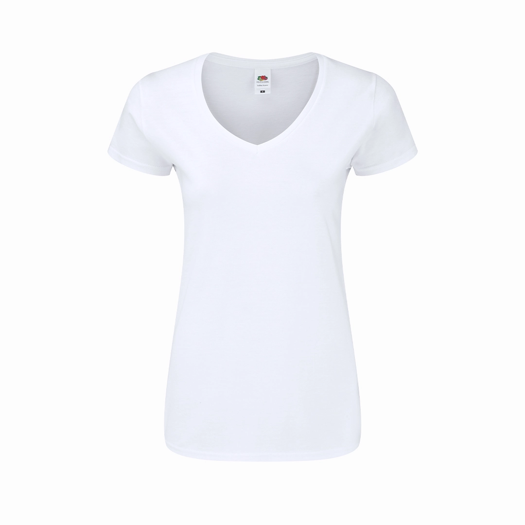 Immagine T-Shirt Donna Bianca Iconic V-Neck