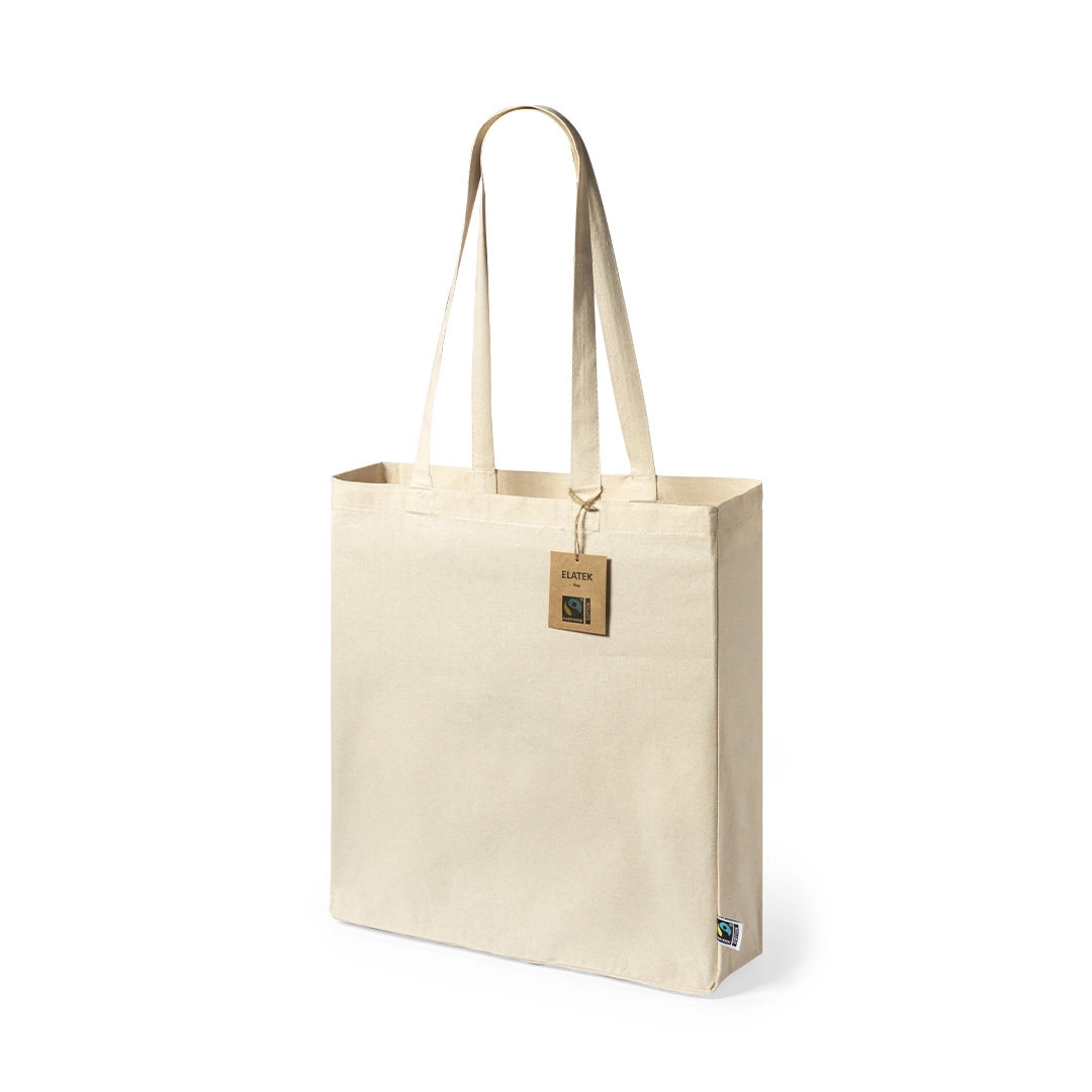 Immagine Borsa della linea Natuae, realizzata in 100% cotone 180g/m2 - Elatek Fairtrade
