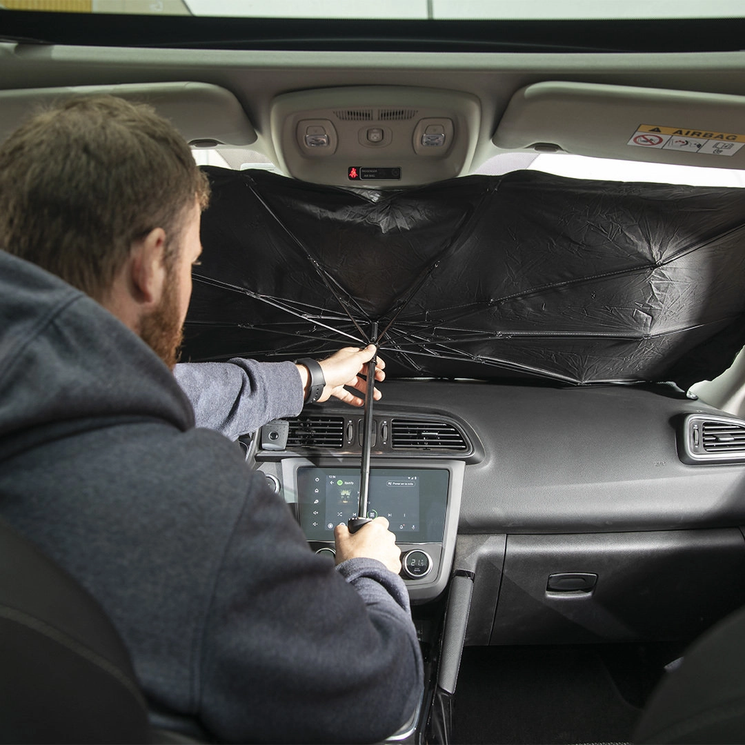 Immagine Parasole per auto pieghevole. - Parasole Birdy