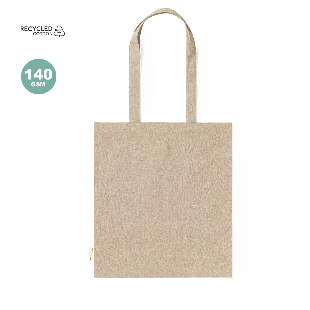 Immagine Borsa in materiale 100% cotone riciclato 140g/m2. - Rassel
