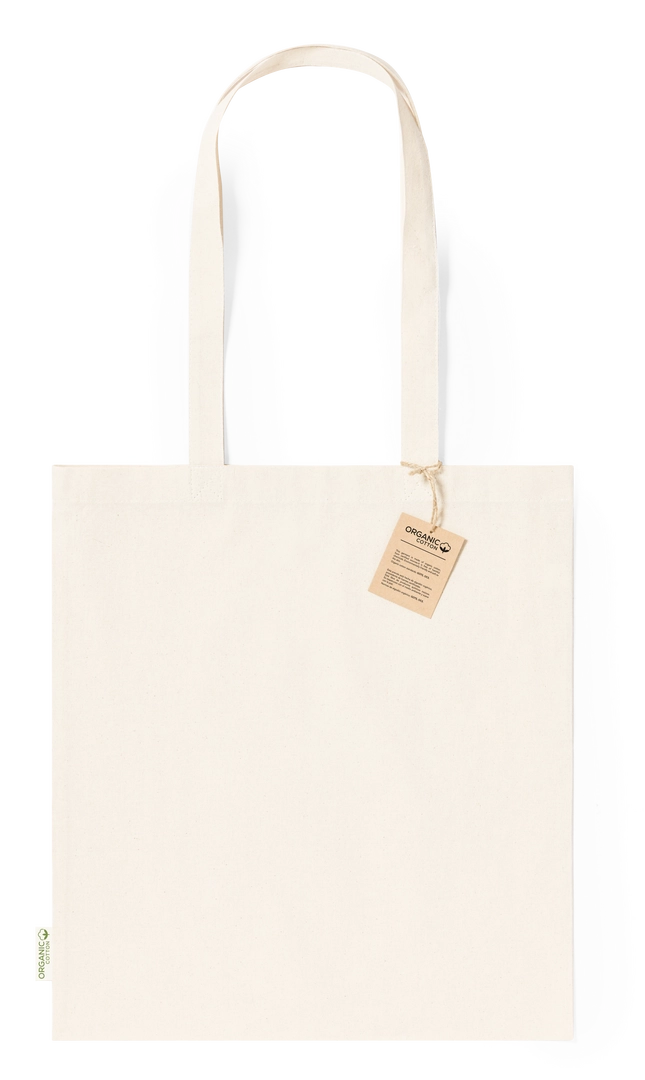 Immagine Borsa realizzata in materiale 100% cotone organico di 140g/m2 - Rumel