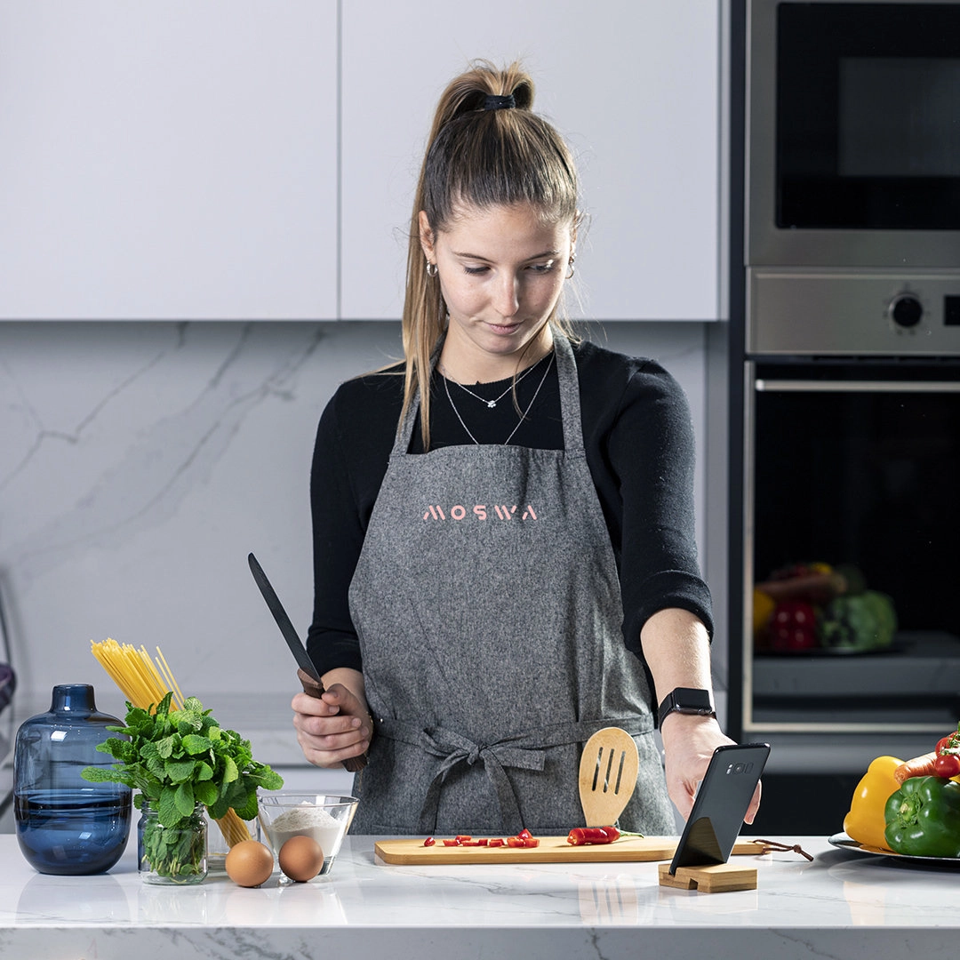 Immagine Grembiule della linea nature, realizzato in cotone riciclato - Pissek