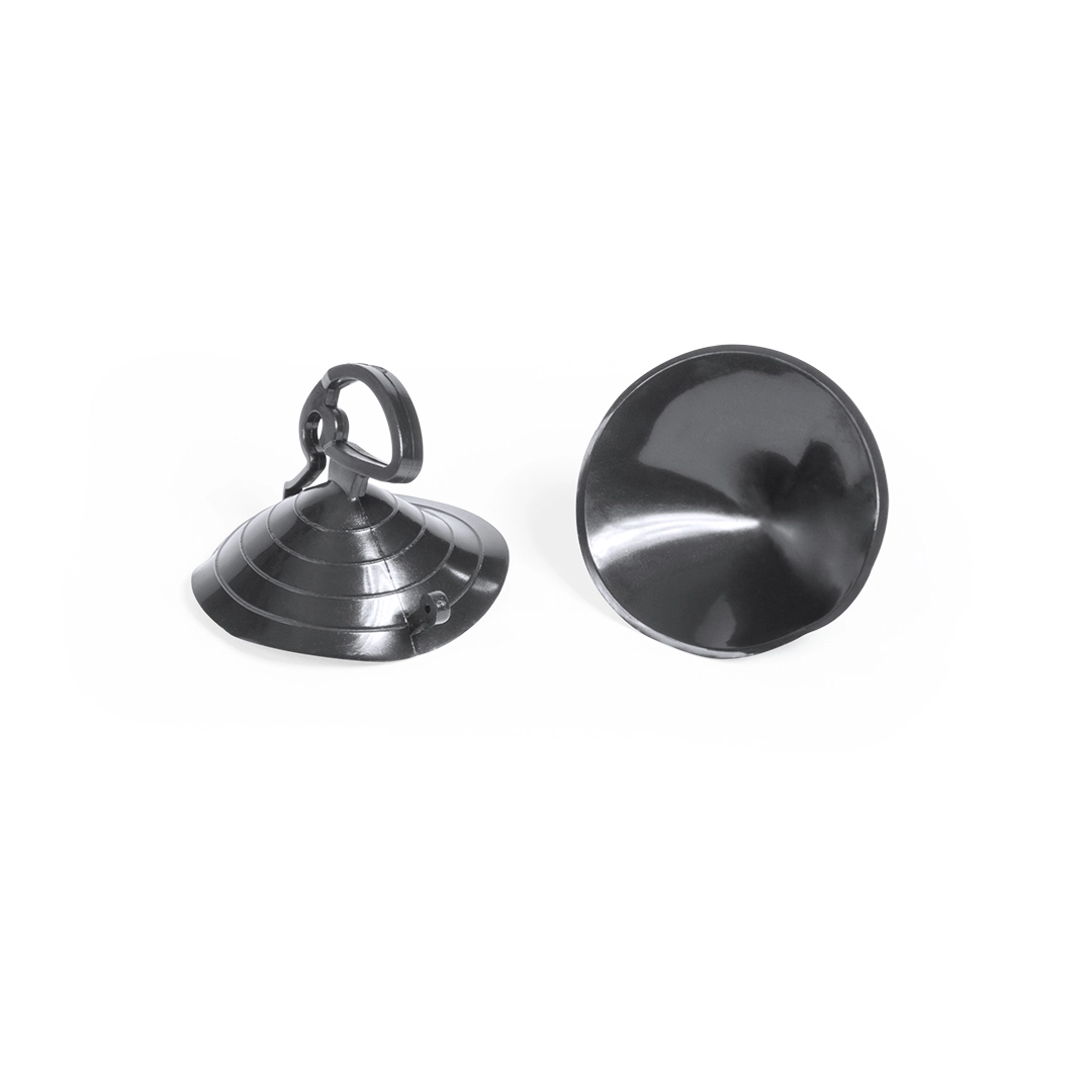 Immagine Parasole in alluminio con bolle su entrambi i lati in colore argento - Parasole Belgiox