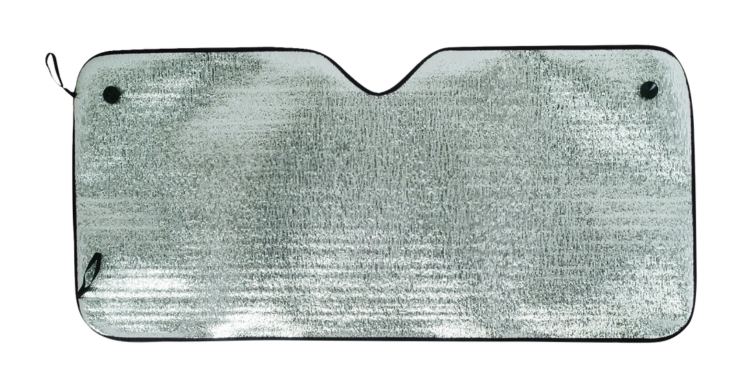 Immagine Parasole monofacciale in alluminio di colore argento con finitura metallica - Parasole Fussion