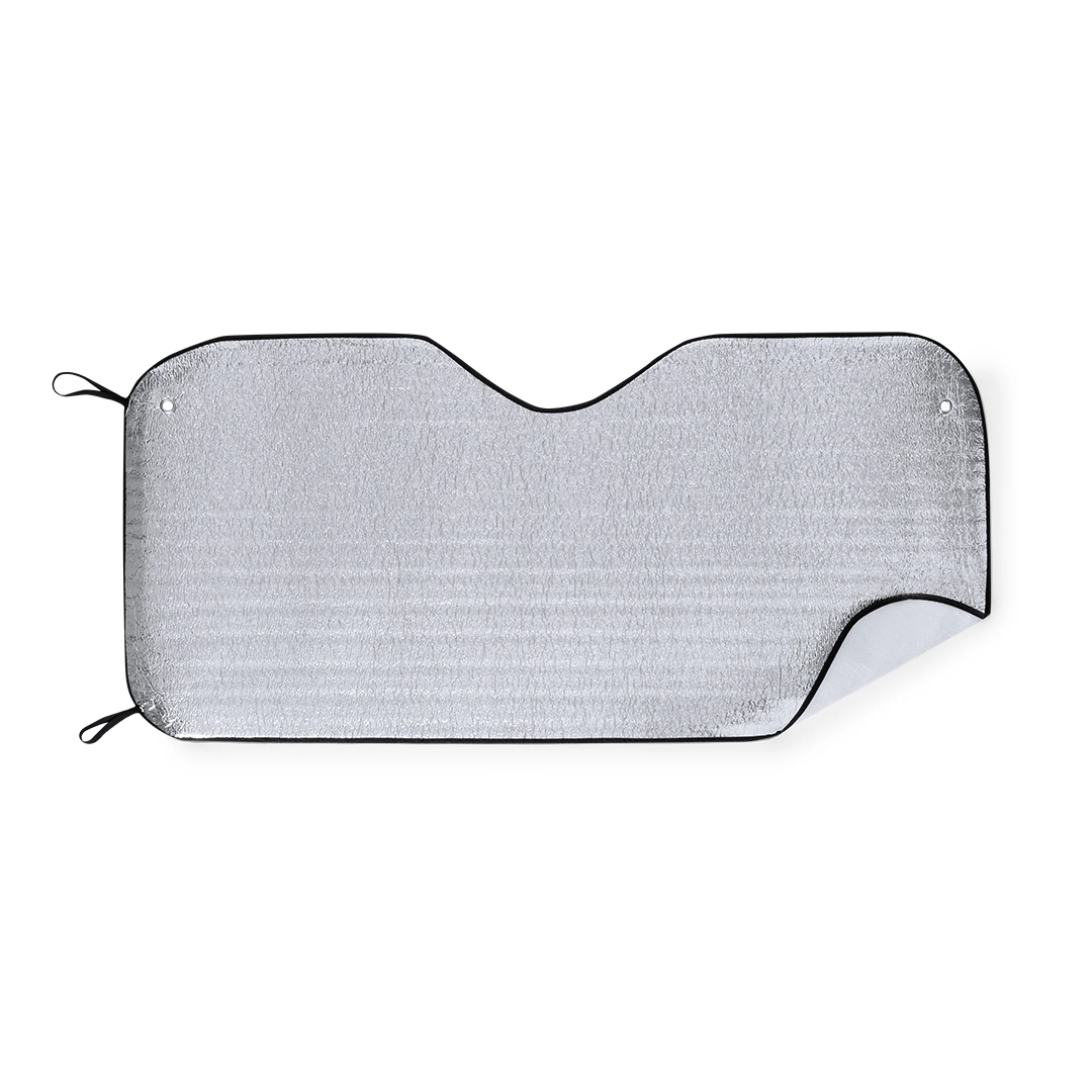 Immagine Parasole monofacciale in alluminio di colore argento con finitura metallica - Parasole Fussion