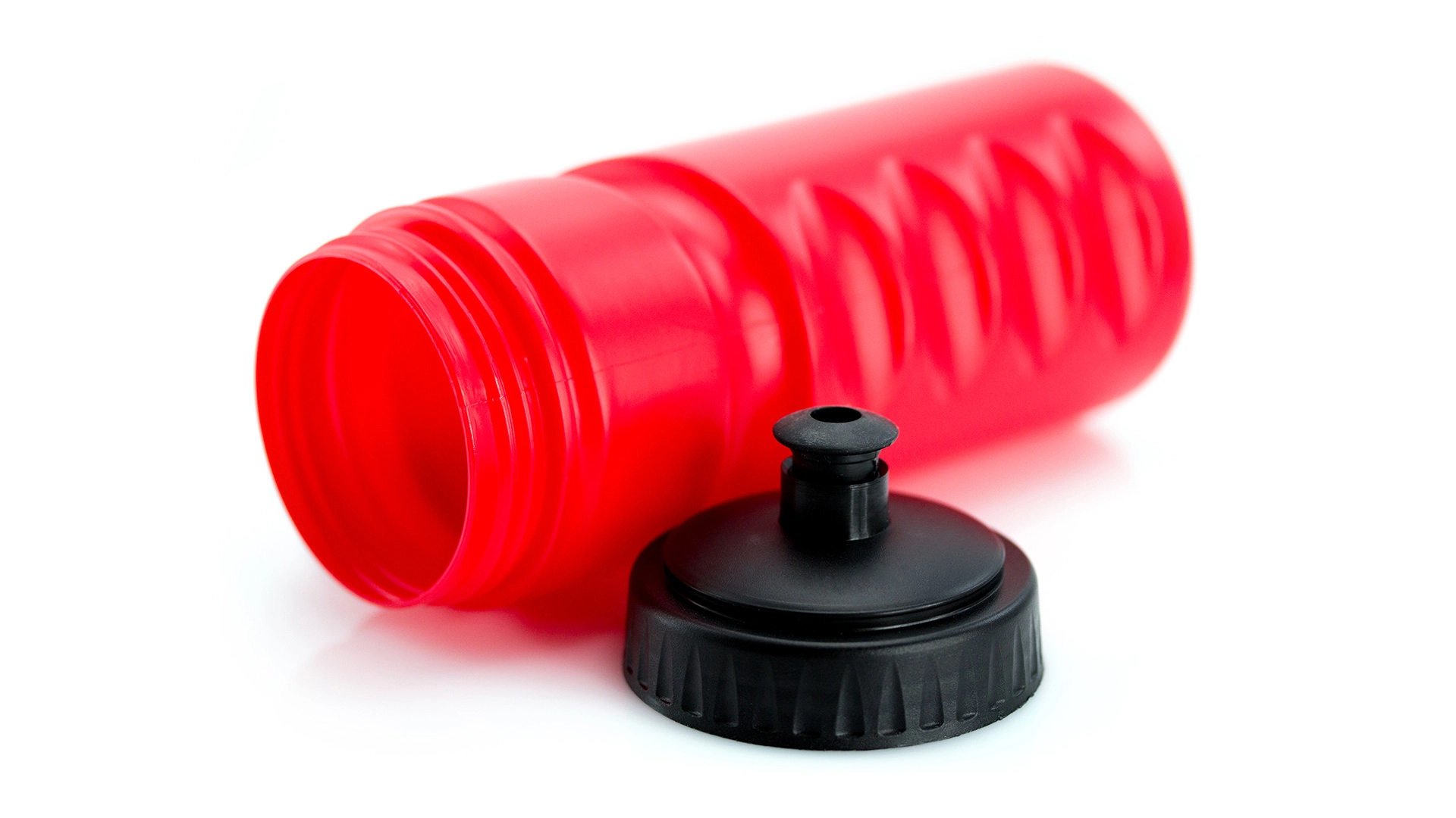 Immagine Borraccia da 500 ml con corpo ergonomico rifinito in PE in una varietà di colori vivaci - Borraccia Iskan