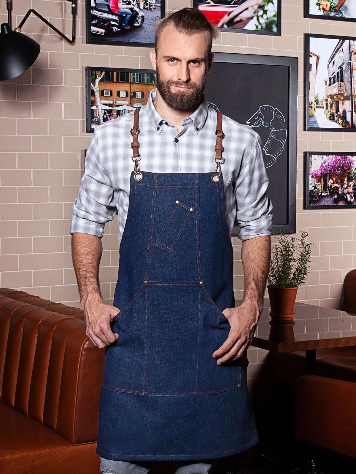 Immagine Bib Apron Denim X-Style