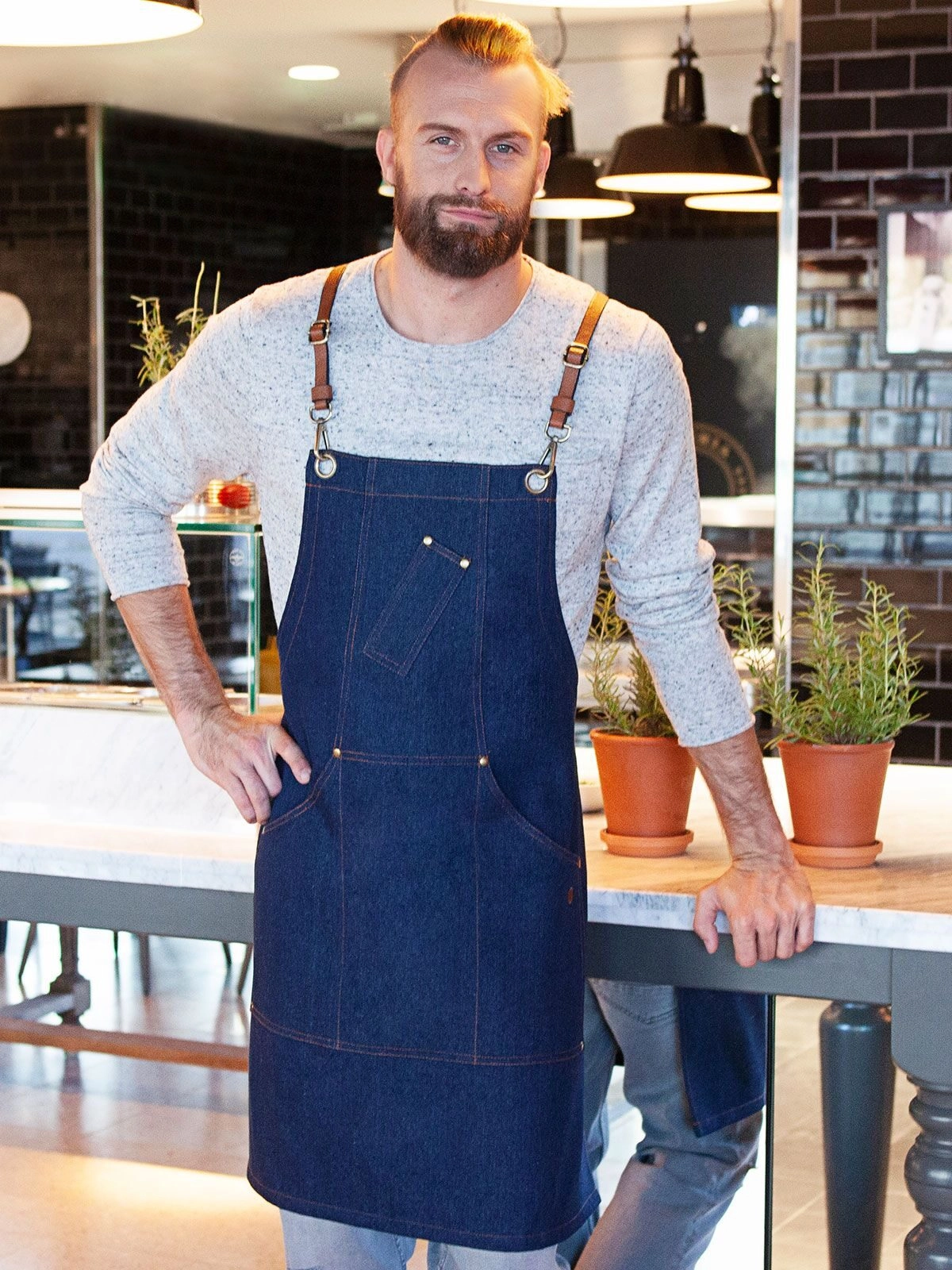 Immagine Bib Apron Denim X-Style