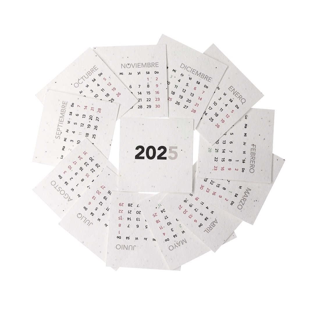 Immagine Calendario da Tavolo piantabile in carta - Semi Krily