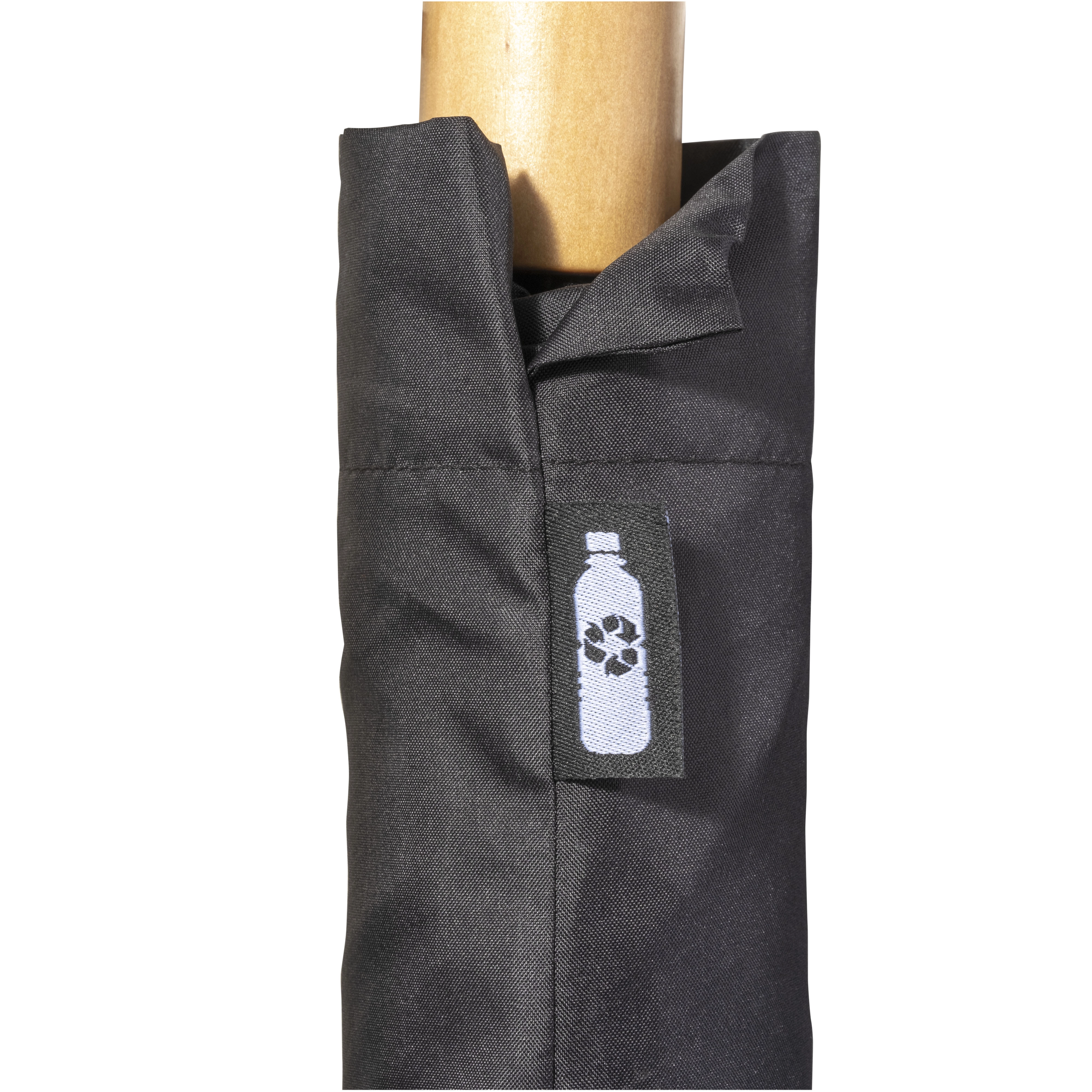 Immagine Mini ombrello manuale in R-PET con manico di legno