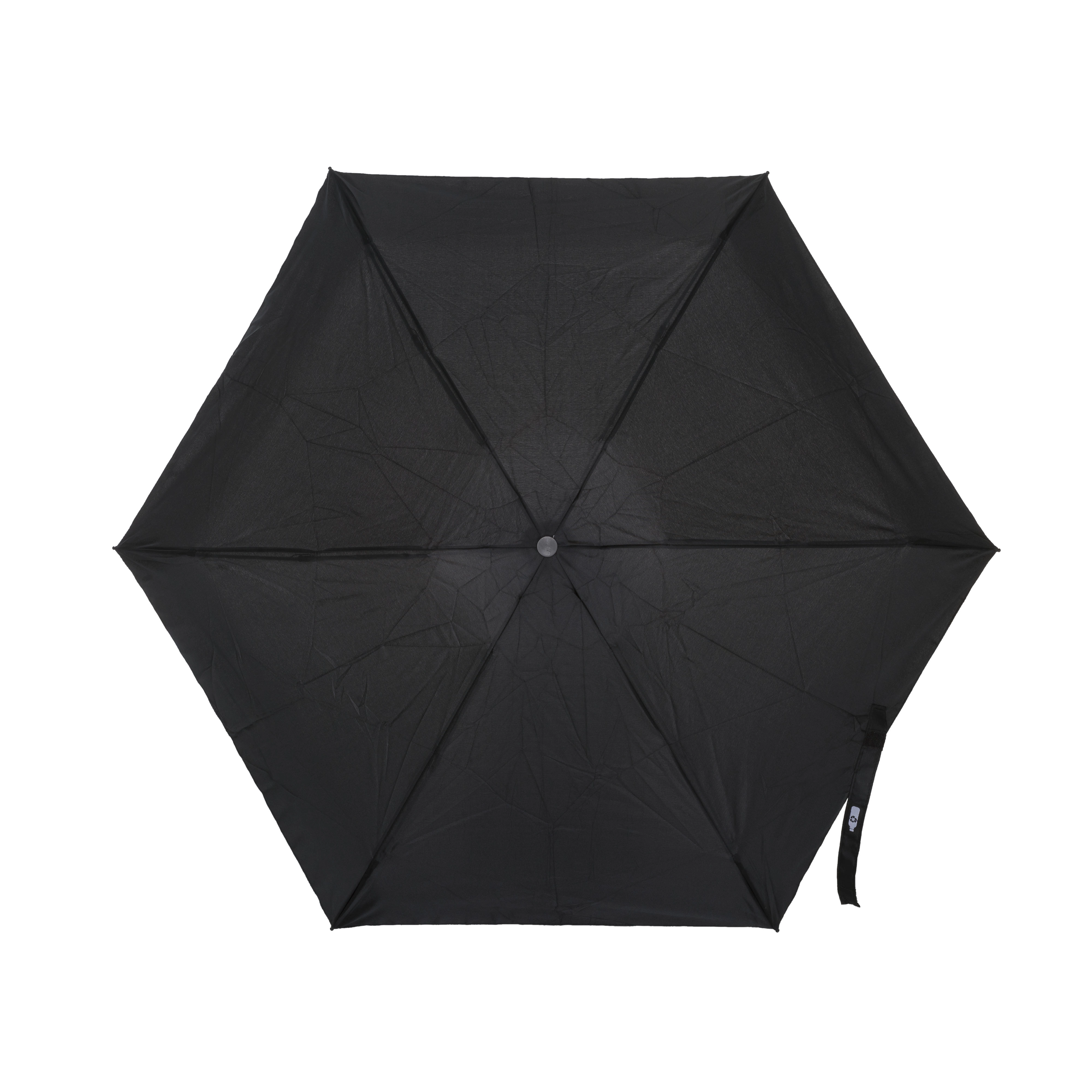 Immagine Mini ombrello manuale in R-PET con manico di legno