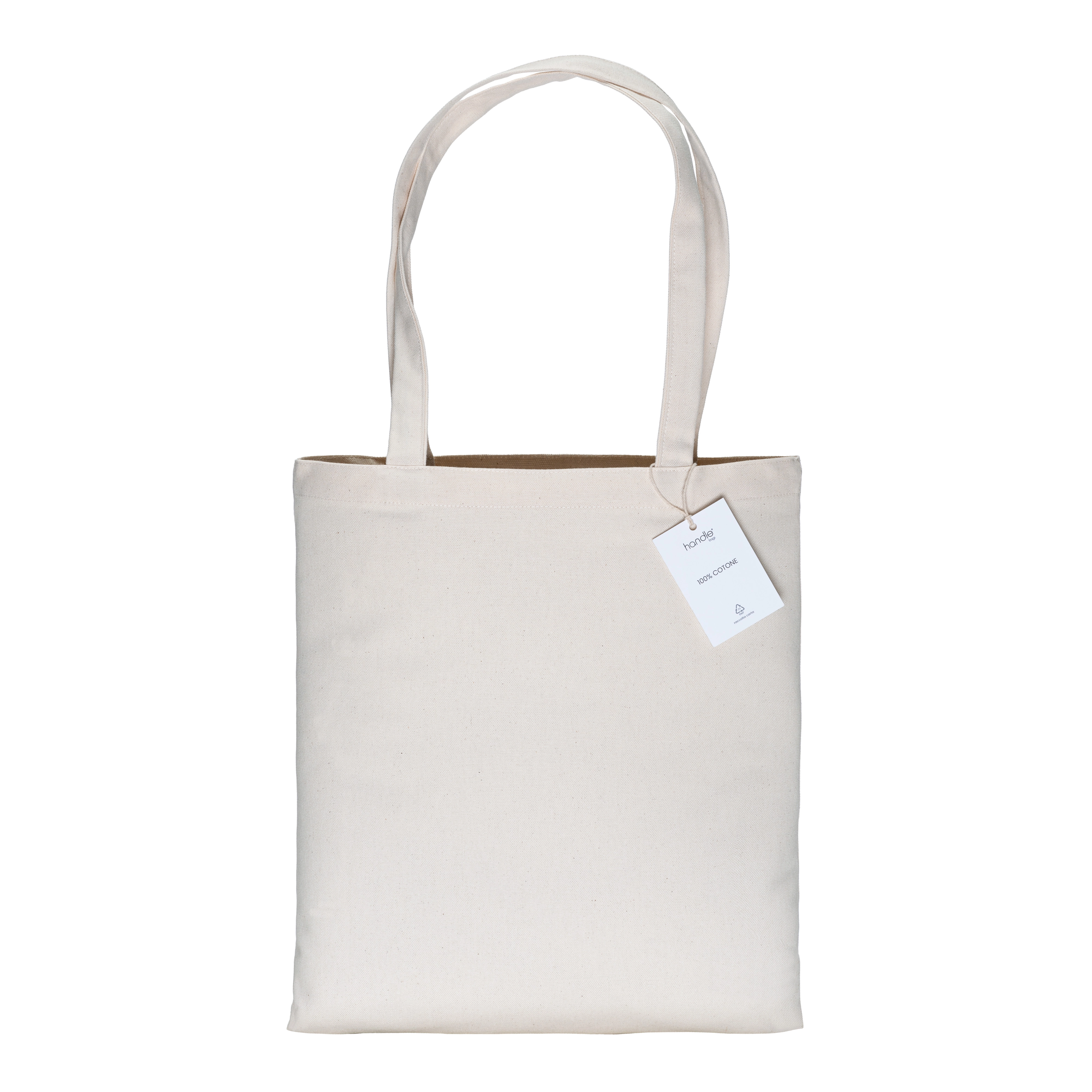 Immagine Borsa shopper made in Italy in cotone da 240 g/m2