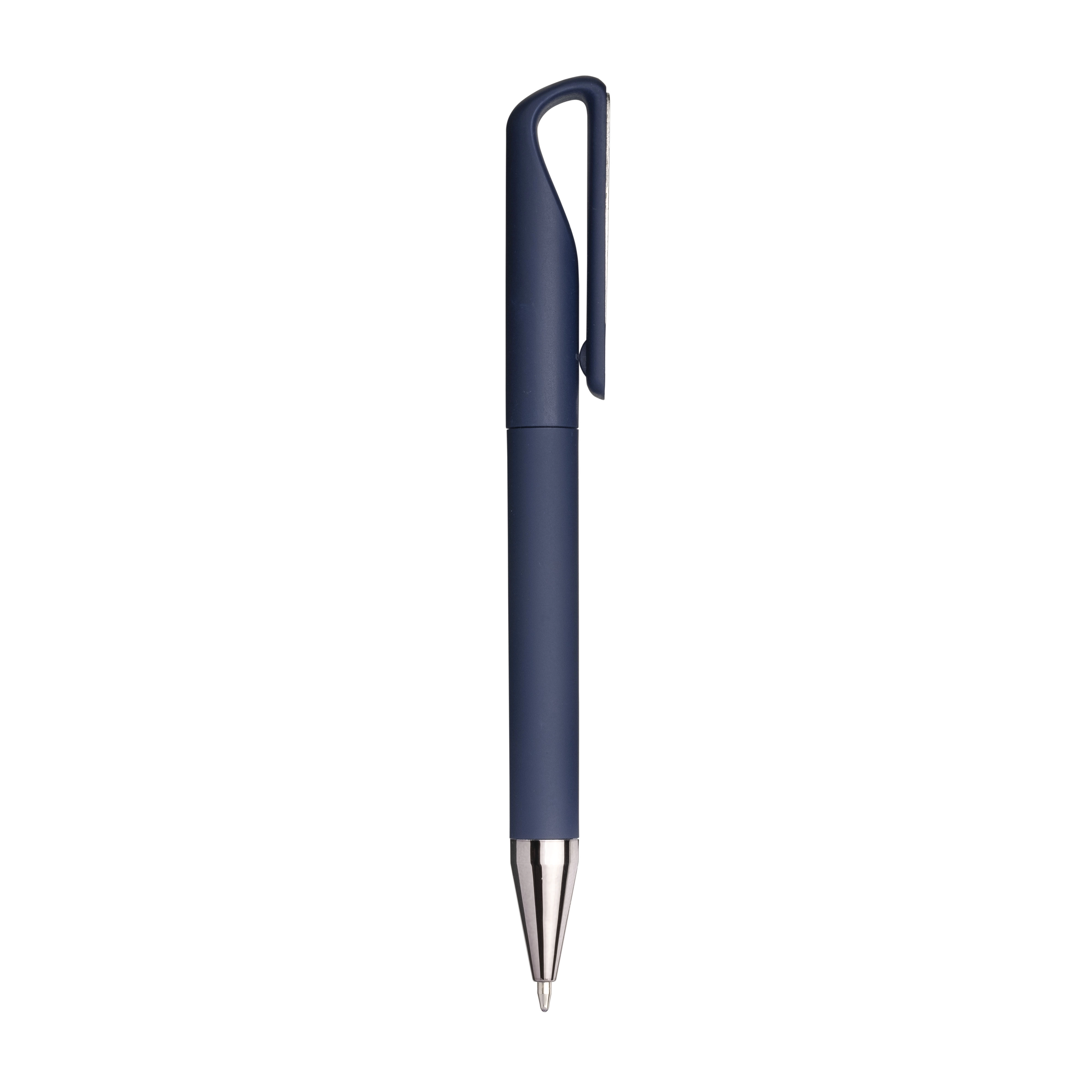 Immagine Penna twist in plastica gommata. Clip idonea a stampa laser tono su tono