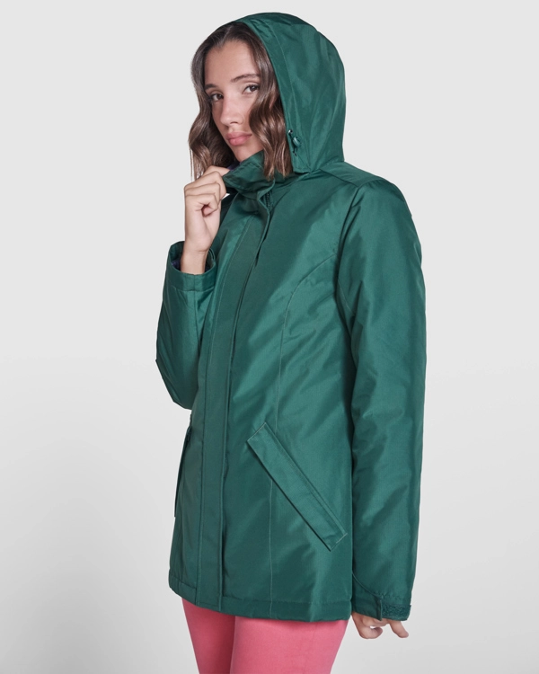 Immagine Parka donna imbottito impermeabile dalla vestibilità slim. - AMERICA WOMAN