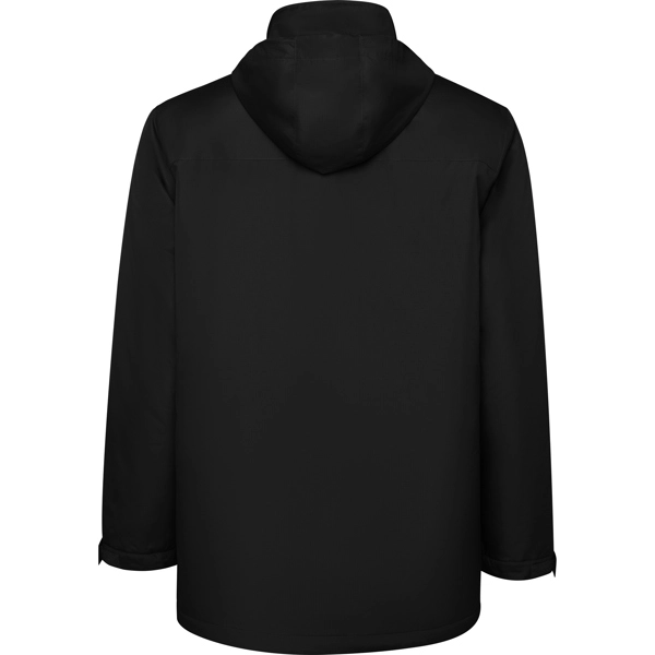 Immagine Parka imbottito impermeabile. Collo alto con cappuccio ripiegabile e chiusura a velcro - AMERICA