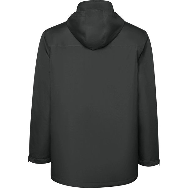 Immagine Parka imbottito impermeabile. Collo alto con cappuccio ripiegabile e chiusura a velcro - AMERICA