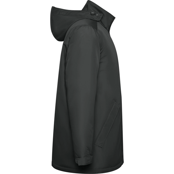 Immagine Parka imbottito impermeabile. Collo alto con cappuccio ripiegabile e chiusura a velcro - AMERICA