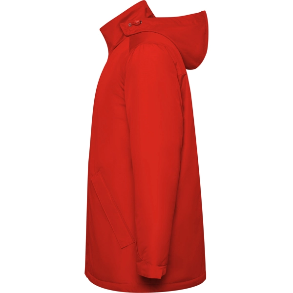 Immagine Parka imbottito impermeabile. Collo alto con cappuccio ripiegabile e chiusura a velcro - AMERICA