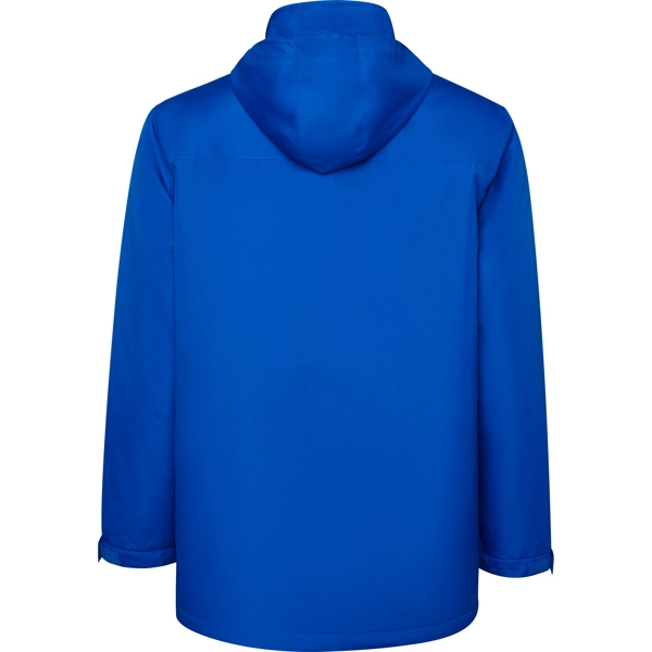 Immagine Parka imbottito impermeabile. Collo alto con cappuccio ripiegabile e chiusura a velcro - AMERICA