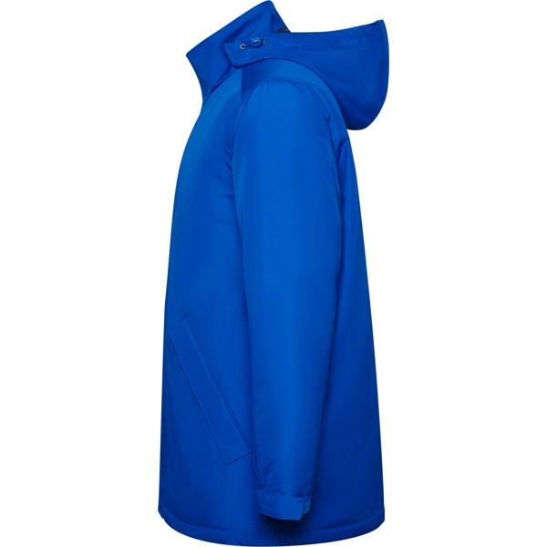 Immagine Parka imbottito impermeabile. Collo alto con cappuccio ripiegabile e chiusura a velcro - AMERICA