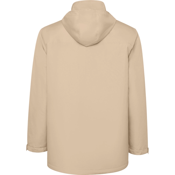 Immagine Parka imbottito impermeabile. Collo alto con cappuccio ripiegabile e chiusura a velcro - AMERICA