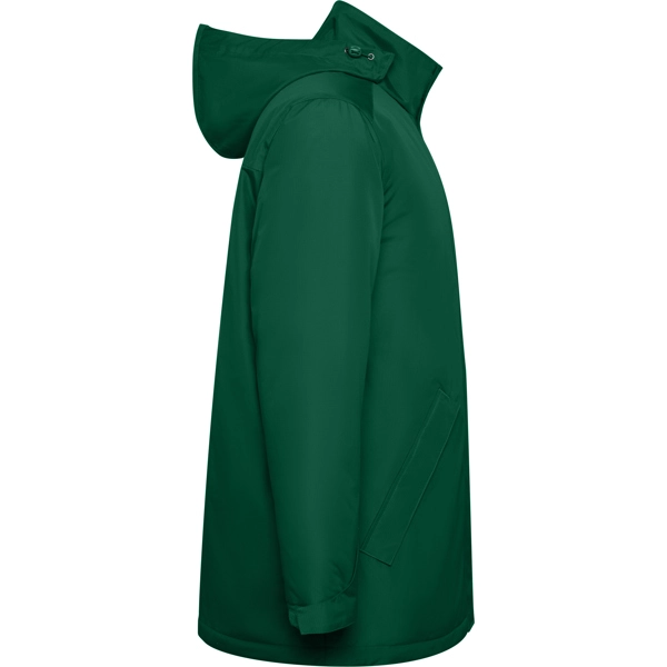 Immagine Parka imbottito impermeabile. Collo alto con cappuccio ripiegabile e chiusura a velcro - AMERICA