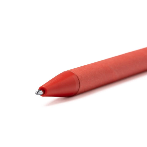 Immagine Penna a scatto con corpo in cartone riciclato - PIERO