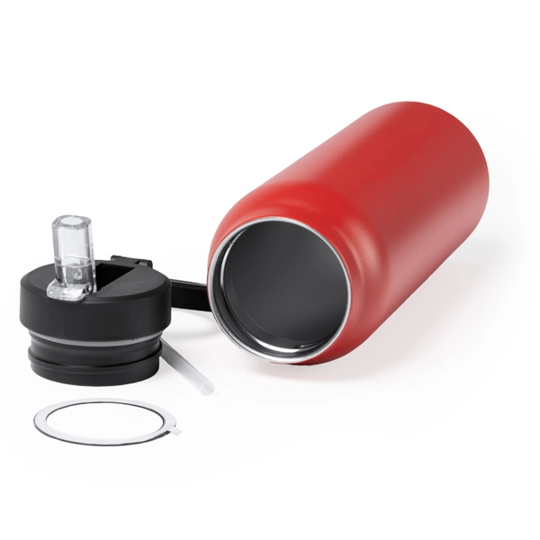 Immagine Bottiglia termica a doppia parete con corpo in acciaio inossidabile 304 riciclato. - HEYDUD