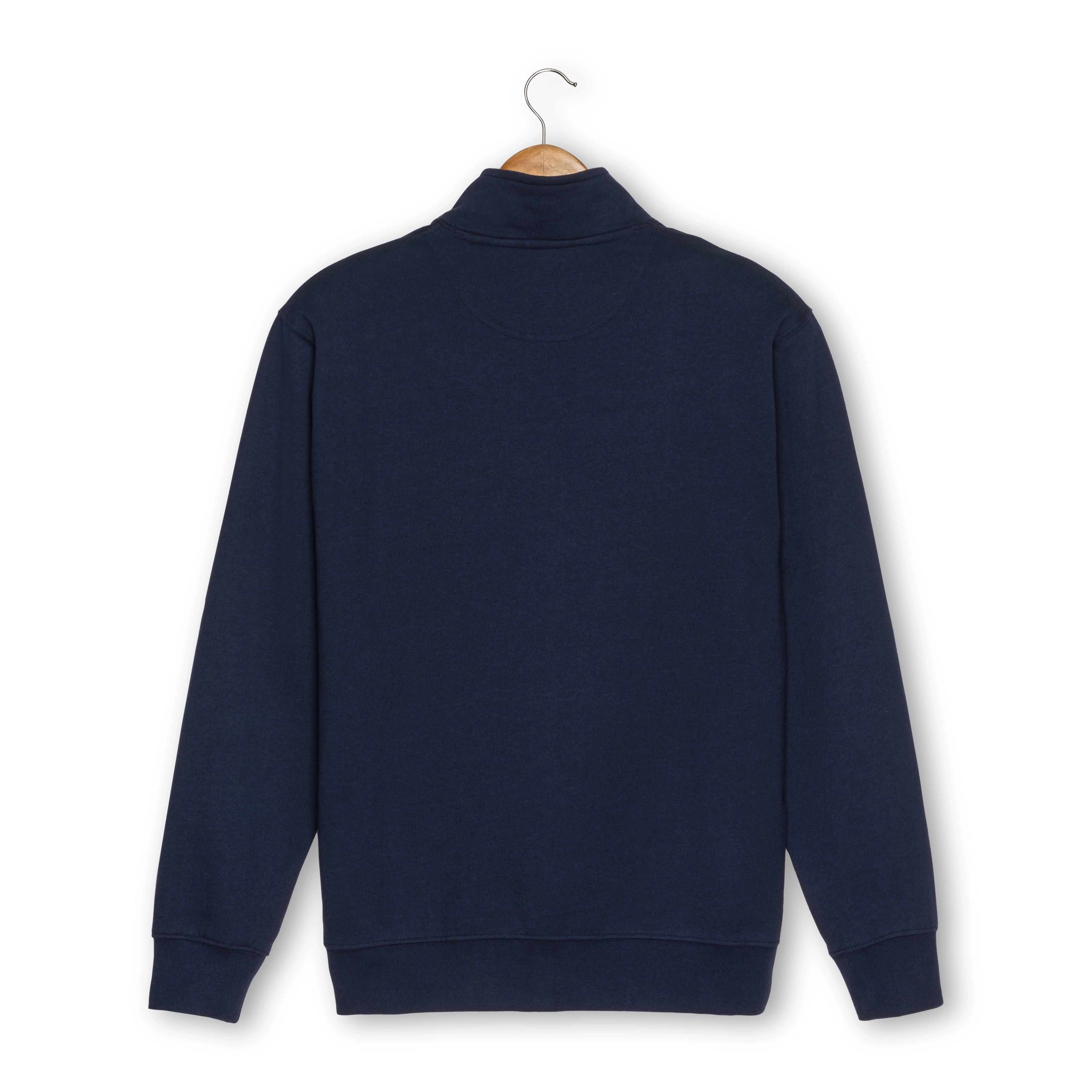 Immagine Felpa con zip unisex in tessuto 100% rigenerato da 280 g/m2