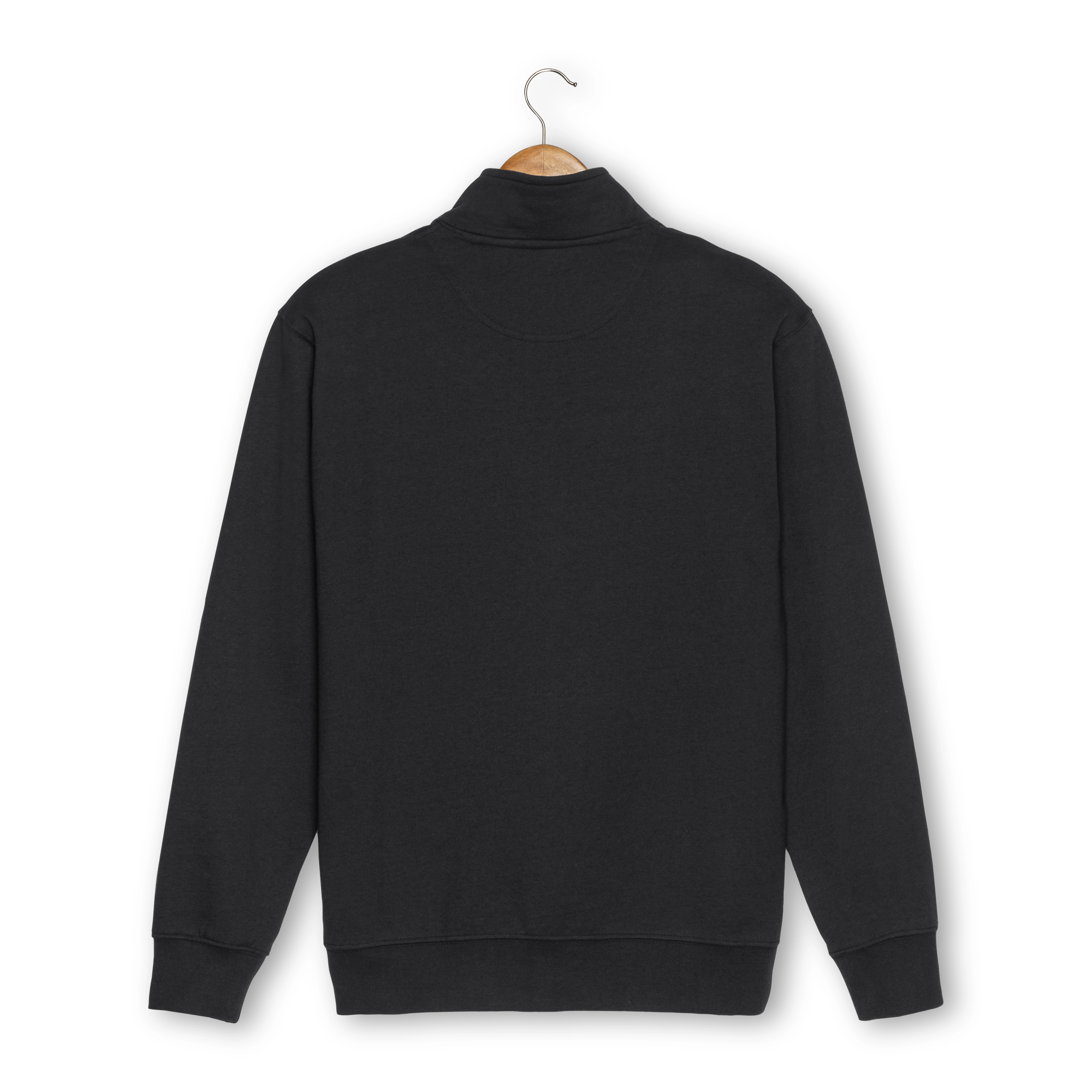 Immagine Felpa con zip unisex in tessuto 100% rigenerato da 280 g/m2