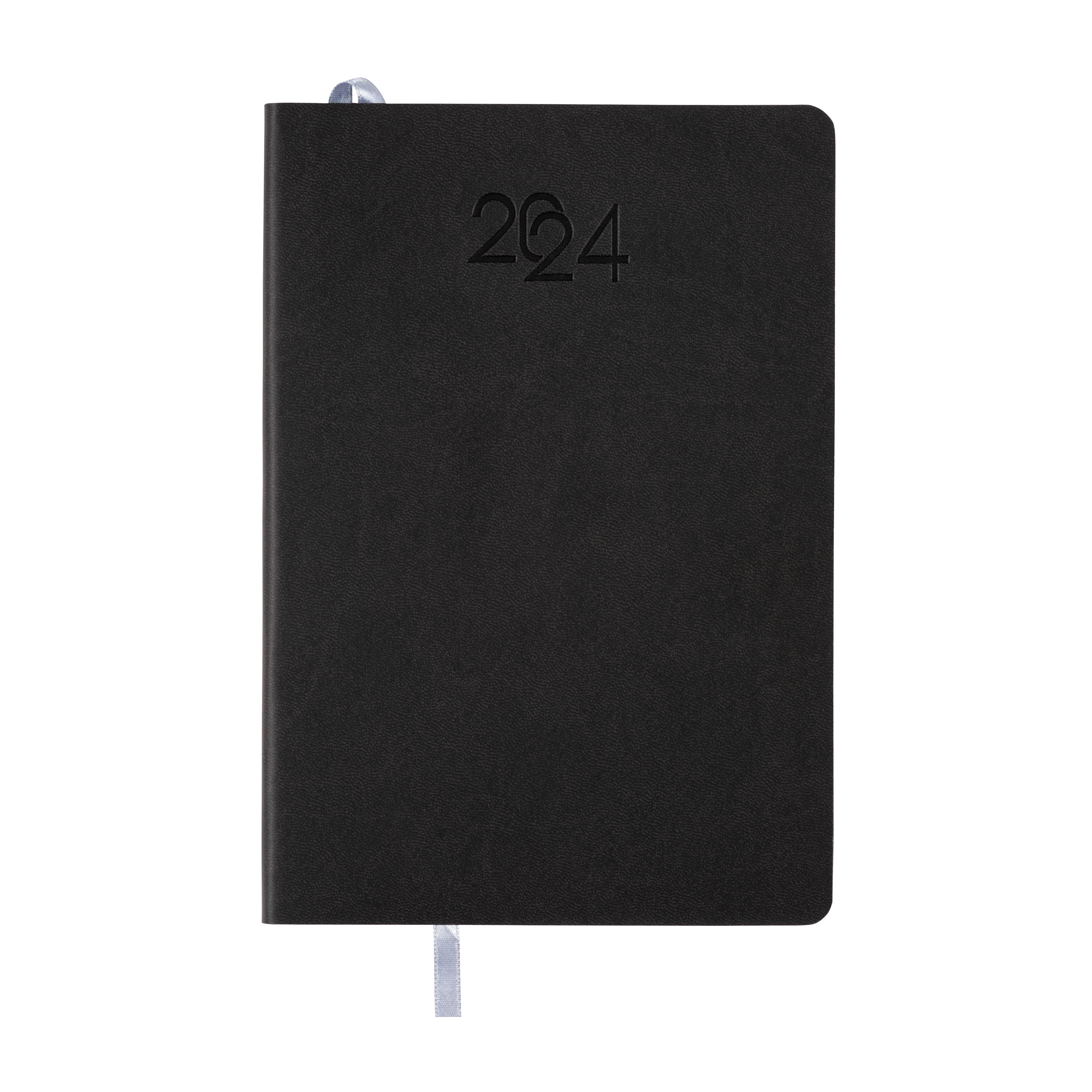 Immagine Agenda settimanale 2024 con copertina in PU flessibile - Scatola su richiesta Art. 23797