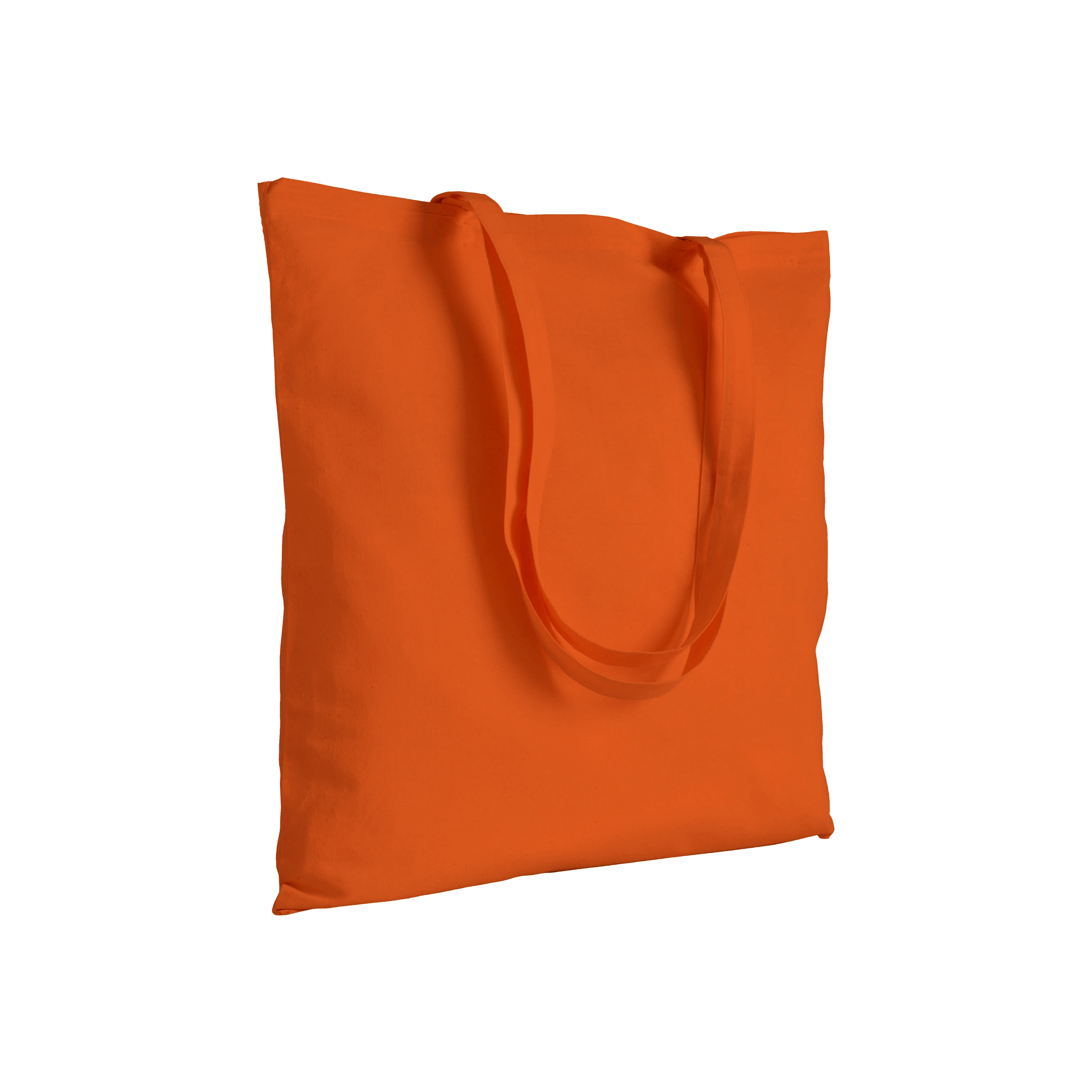 Immagine Borsa shopper a tinta unita in cotone riciclato da 140 g/m2. È certificata GRS