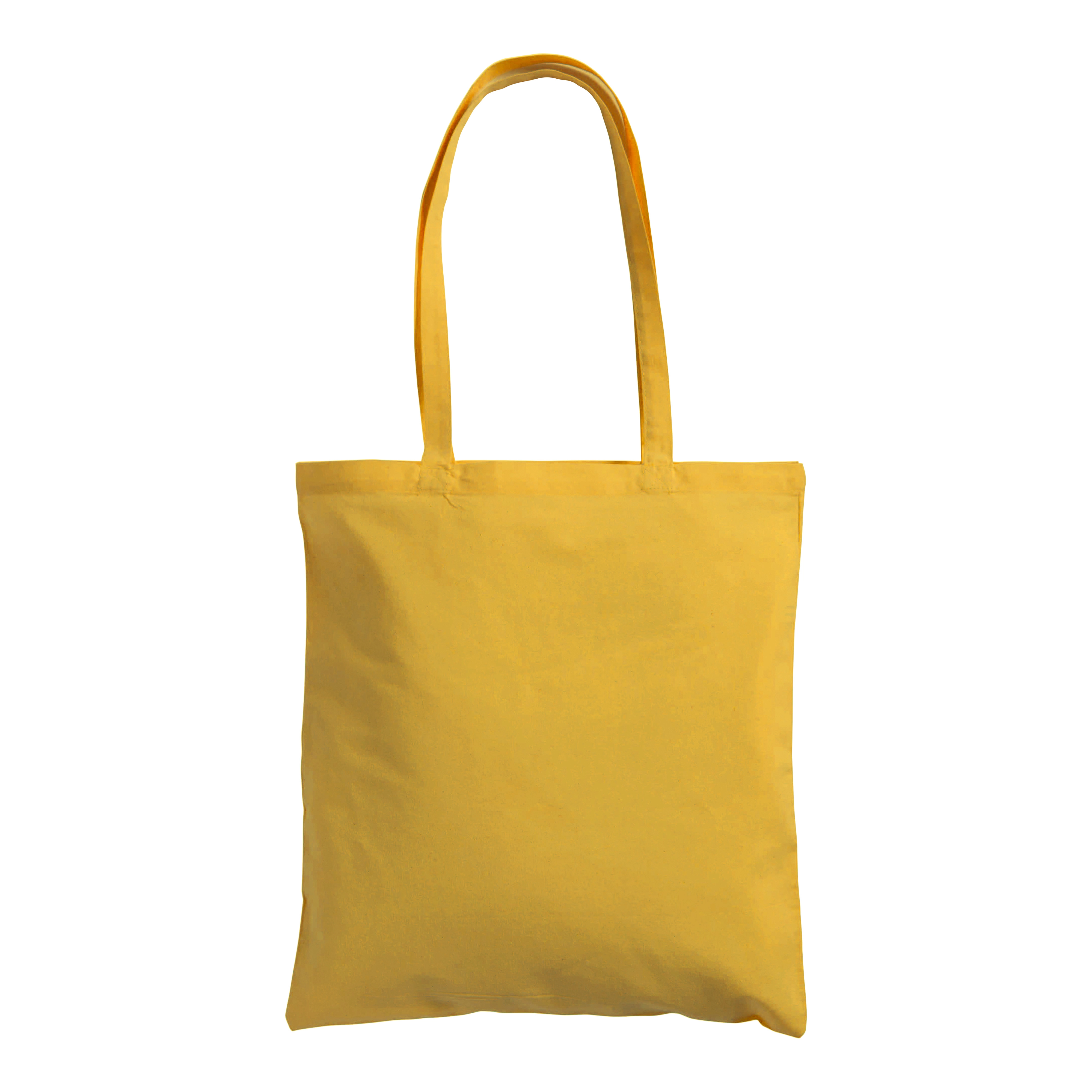 Immagine Borsa shopper a tinta unita in cotone riciclato da 140 g/m2. È certificata GRS