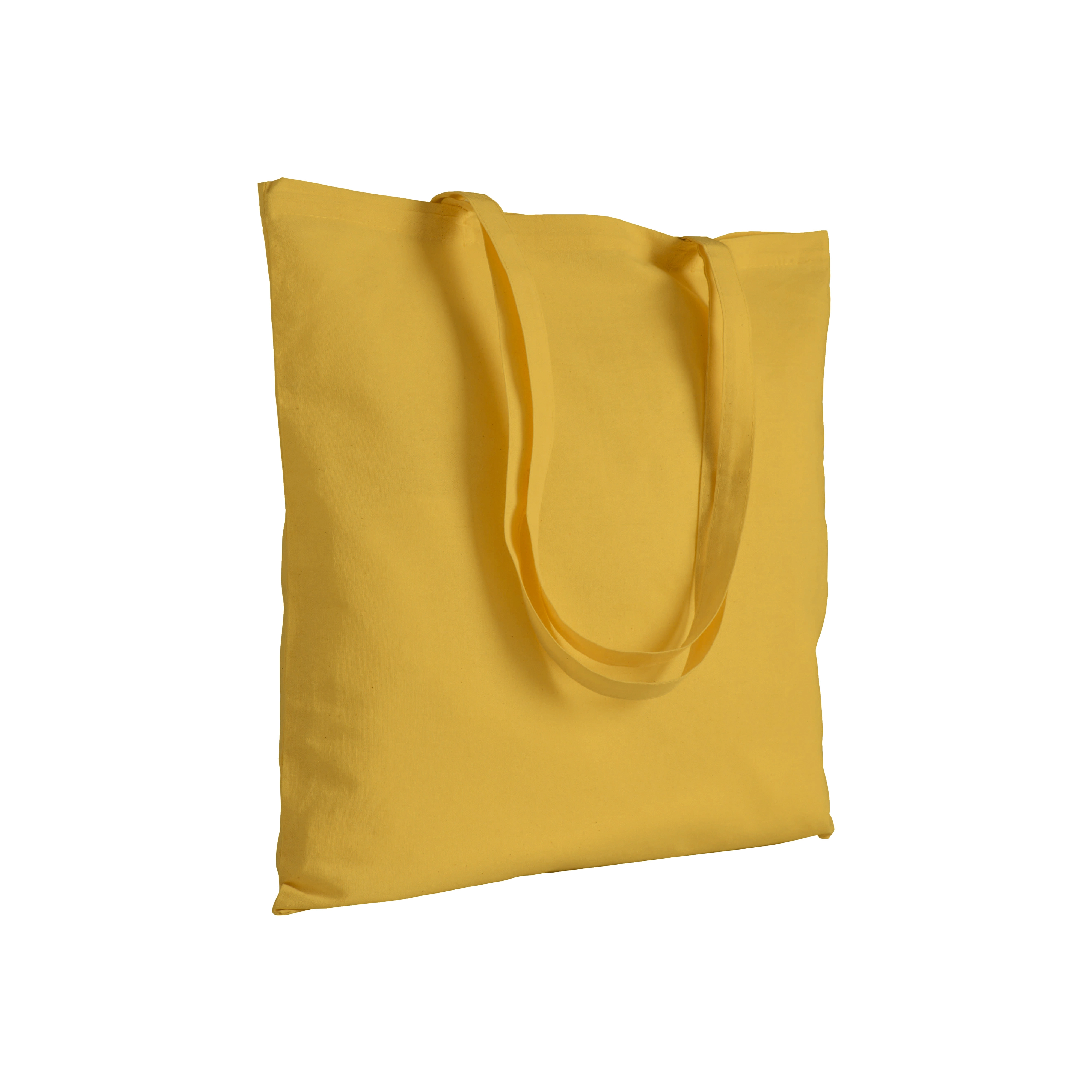 Immagine Borsa shopper a tinta unita in cotone riciclato da 140 g/m2. È certificata GRS