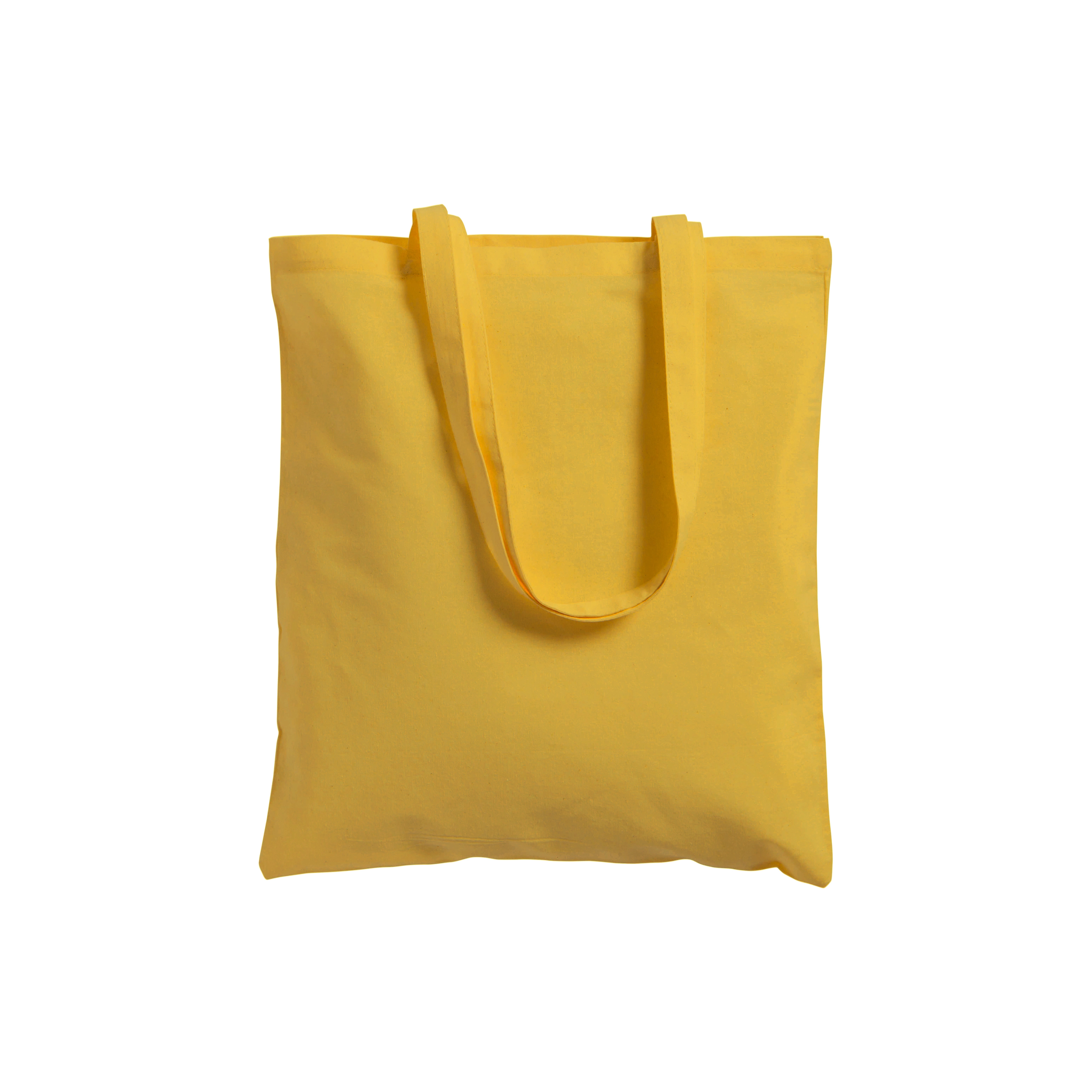 Immagine Borsa shopper a tinta unita in cotone riciclato da 140 g/m2. È certificata GRS